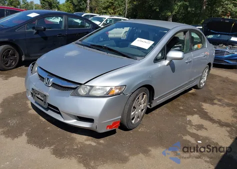 2010 Honda Civic Lx из США, поврежденный, VIN 2HGFA1F55AH316802
